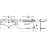 Раковина подвесная LAUFEN PALACE NEW 150 с полотенцедержателем 8.1270.6.000.104.1
